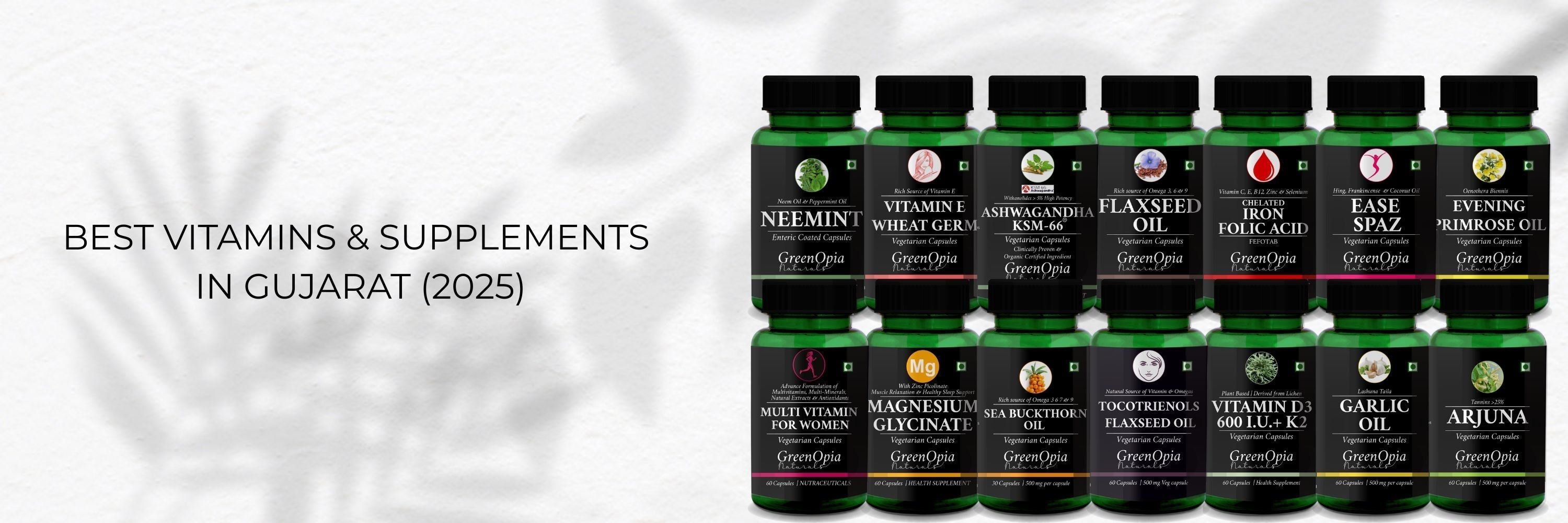 Best Vitamins & Supplements in Gujarat (2025) – Your Wellness Guide by GreenOpia