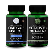 GreenOpia Fish Oil & Vitamin D3 Combo