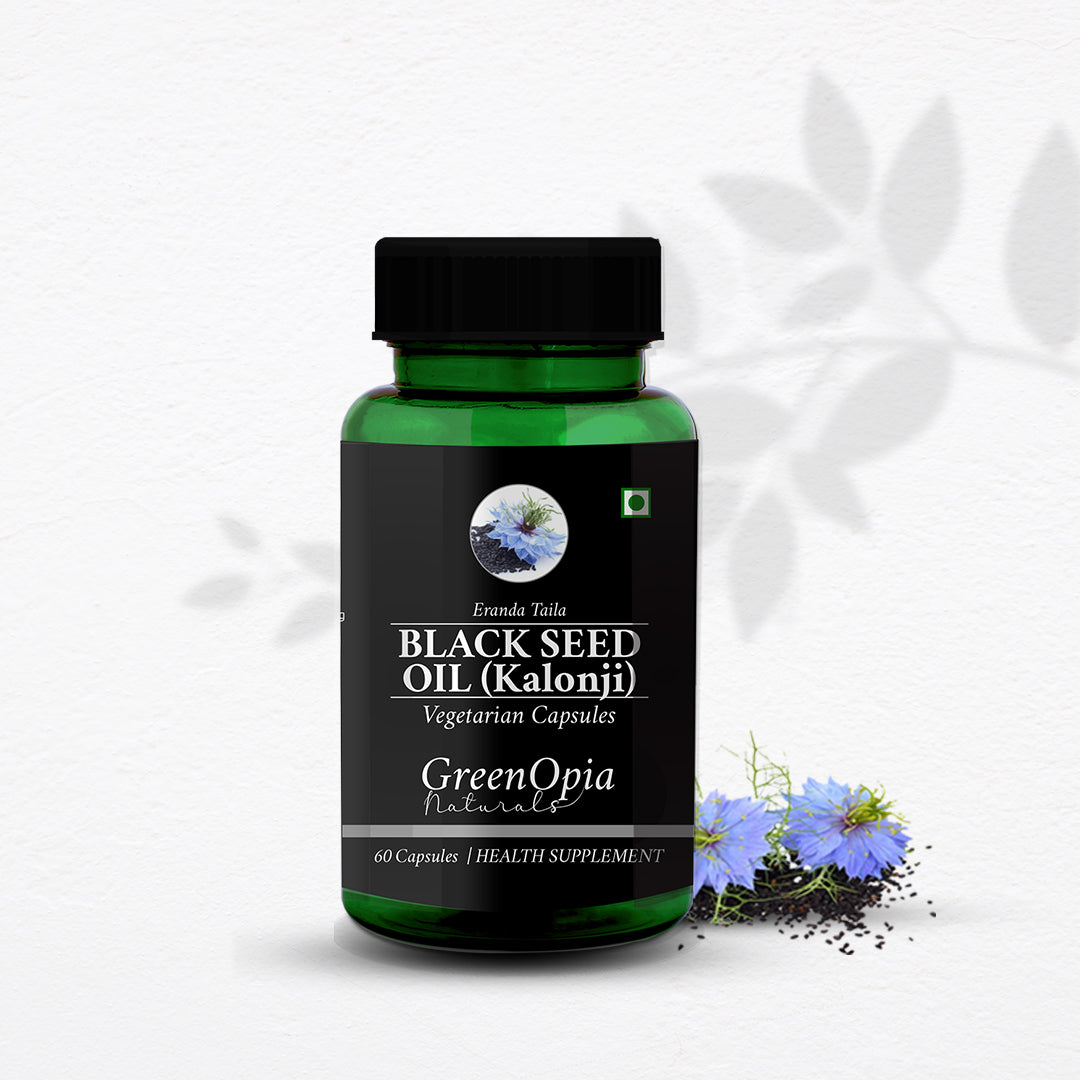 GreenOpia Black Seed Oil 60 Liquid Filled Vegetarian Capsules