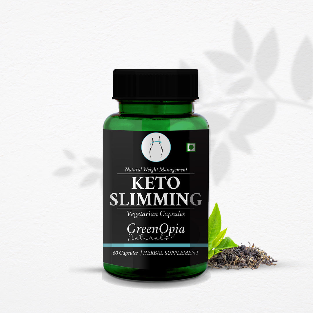 Keto Slimming Capsules – Vegan Ayurvedic Formula for Appetite Suppression and Fat Burn