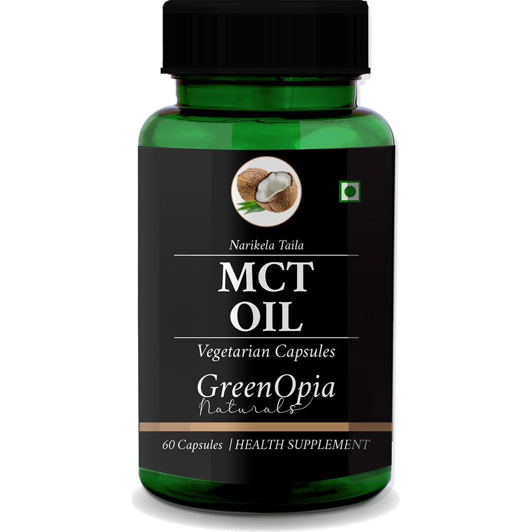 GreenOpia MCT Oil 60 Liquid Filled Vegetarian Capsules