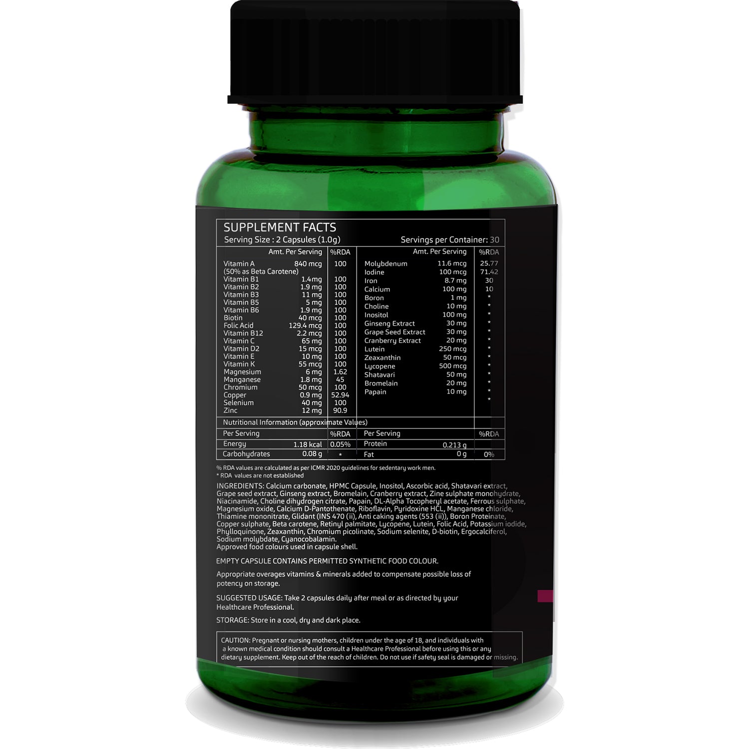 GreenOpia Multivitamins for Women 60 Vegetarian Capsules