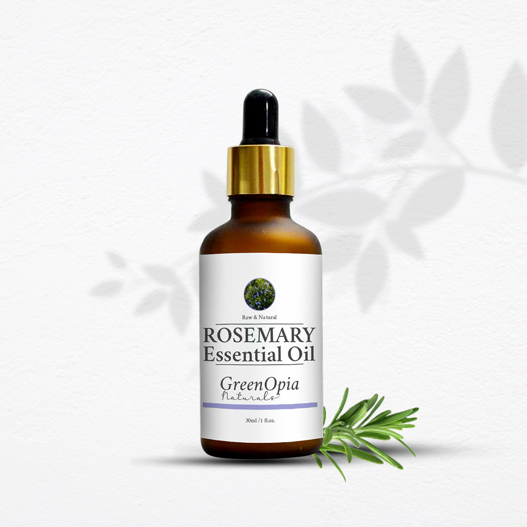 GreenOpia Rosemary Essential Oil – 30ml | 100% Pure & Natural Oil for Hair Growth, Skin Care & Aromatherapy