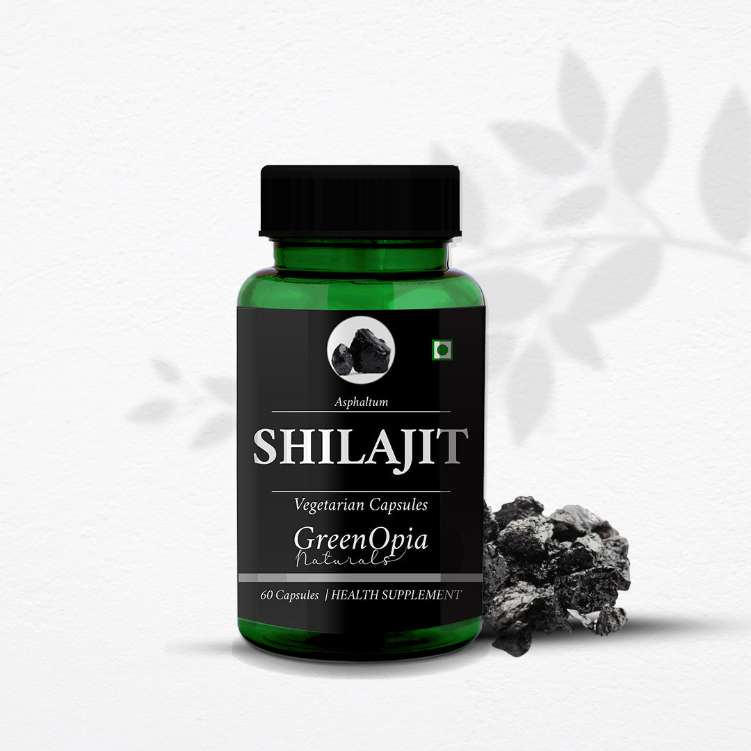 GreenOpia Shilajit Extracts 60 Vegetarian Capsules