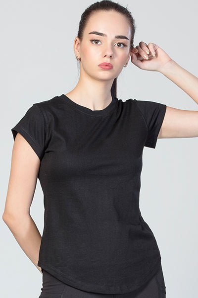 Breathable stretchable workout tee