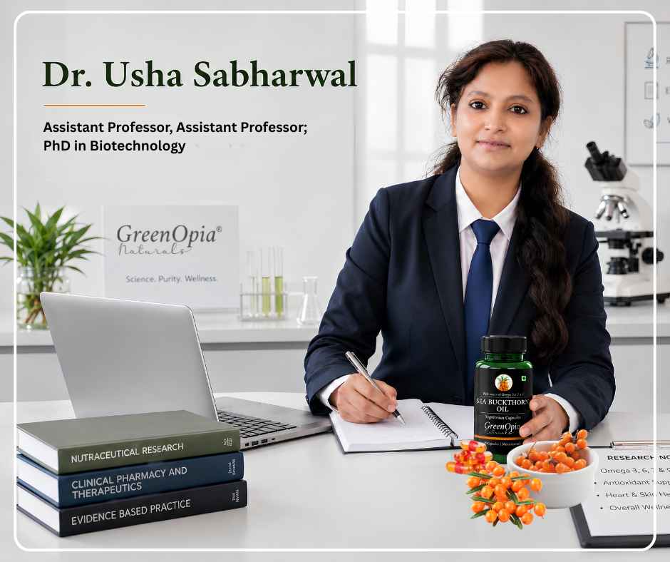 Dr Usha Sabharwal’s Research Perspective on GreenOpia Naturals