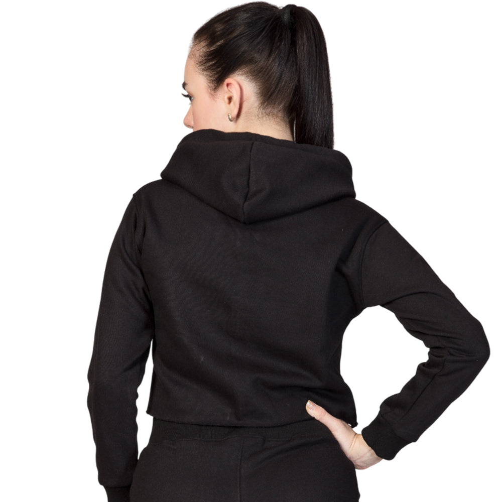 Active Cropped Hoodie for Women – Long Sleeves, Comfy & Breathable