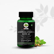 GreenOpia Ashwagandha KSM-66 60 Vegetarian Capsules
