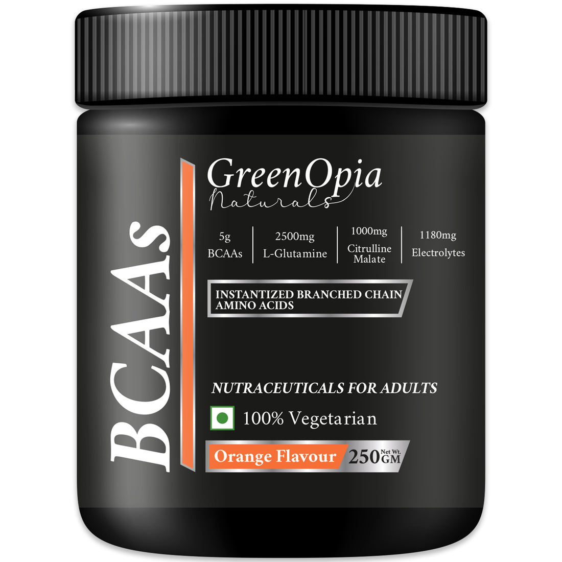 GreenOpia BCAA Supplement 250grams