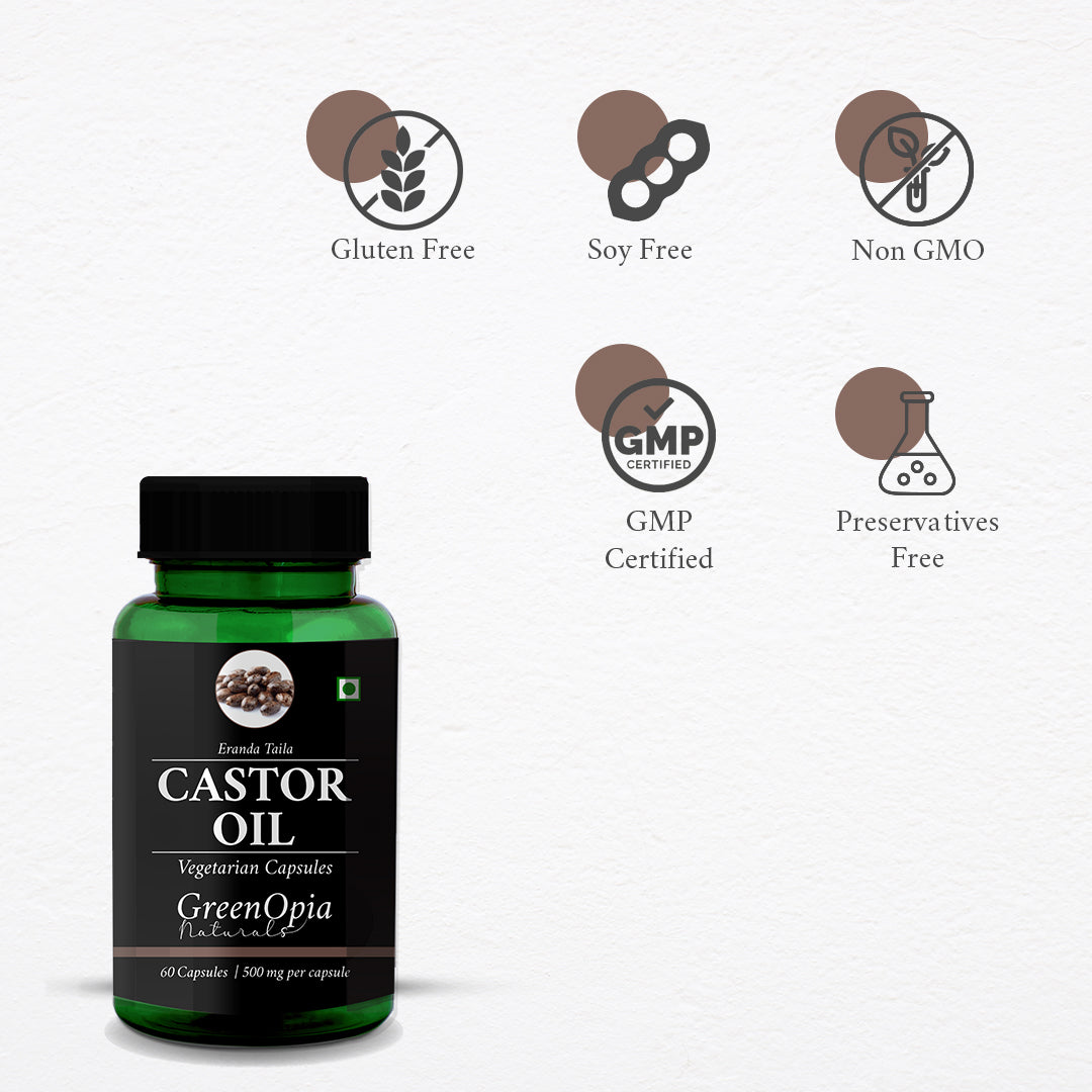 Benefits of Castor Oil Capsules – Gentle Laxative, Gut Cleanse, Digestive Balance