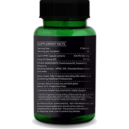 Ingredients for GreenOpia Ease Spaz Veg Capsules