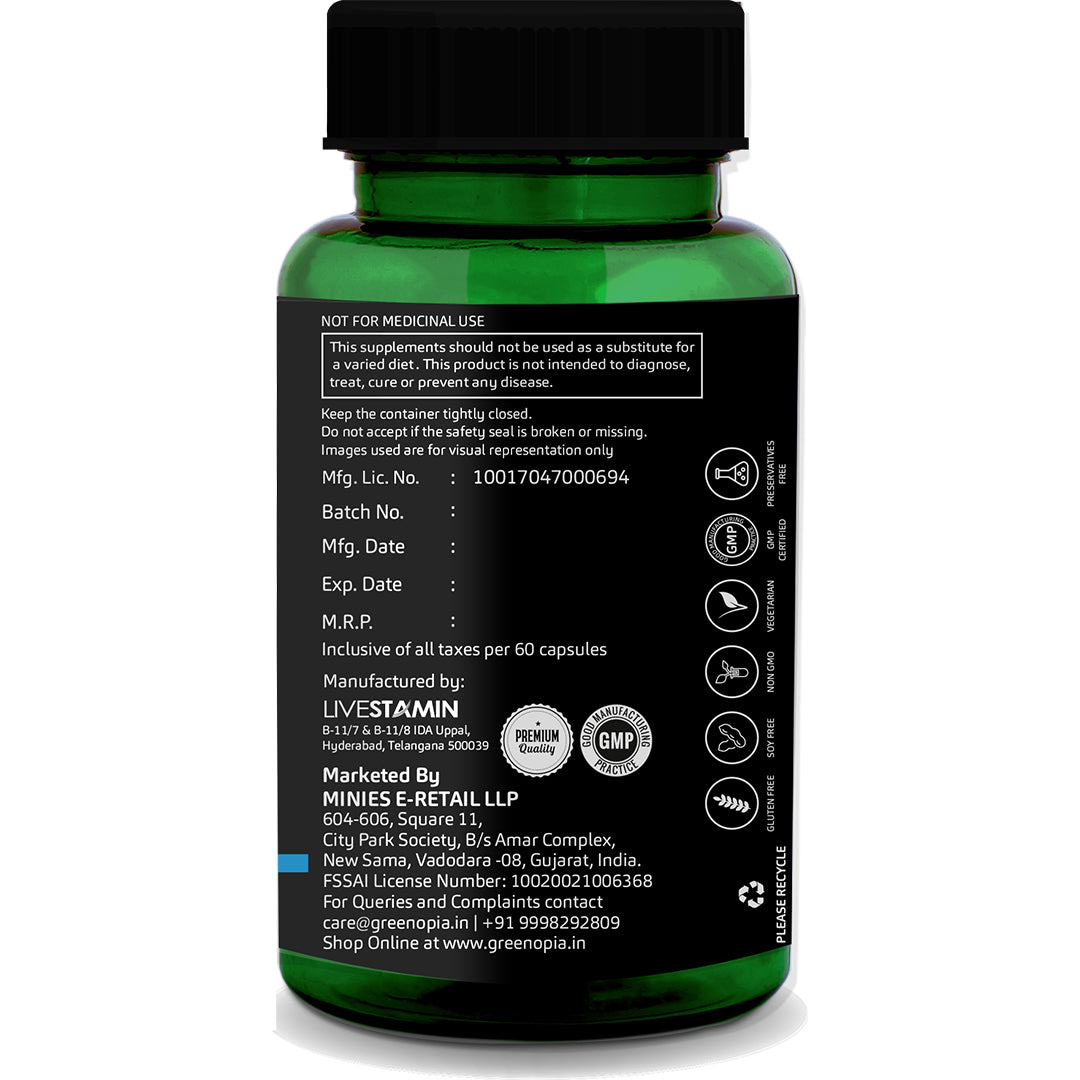 GreenOpia Lactobacillus Acidophilus 60 Vegetarian Capsules