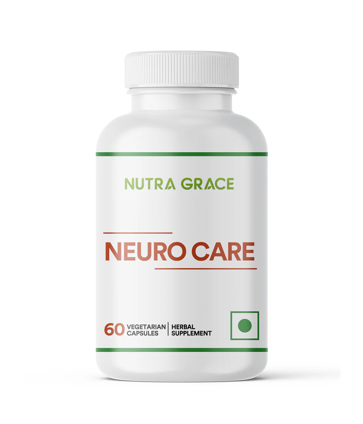 Nutra Grace Neuro Care Supplement, 500mg - 60 Vegetarian Capsules
