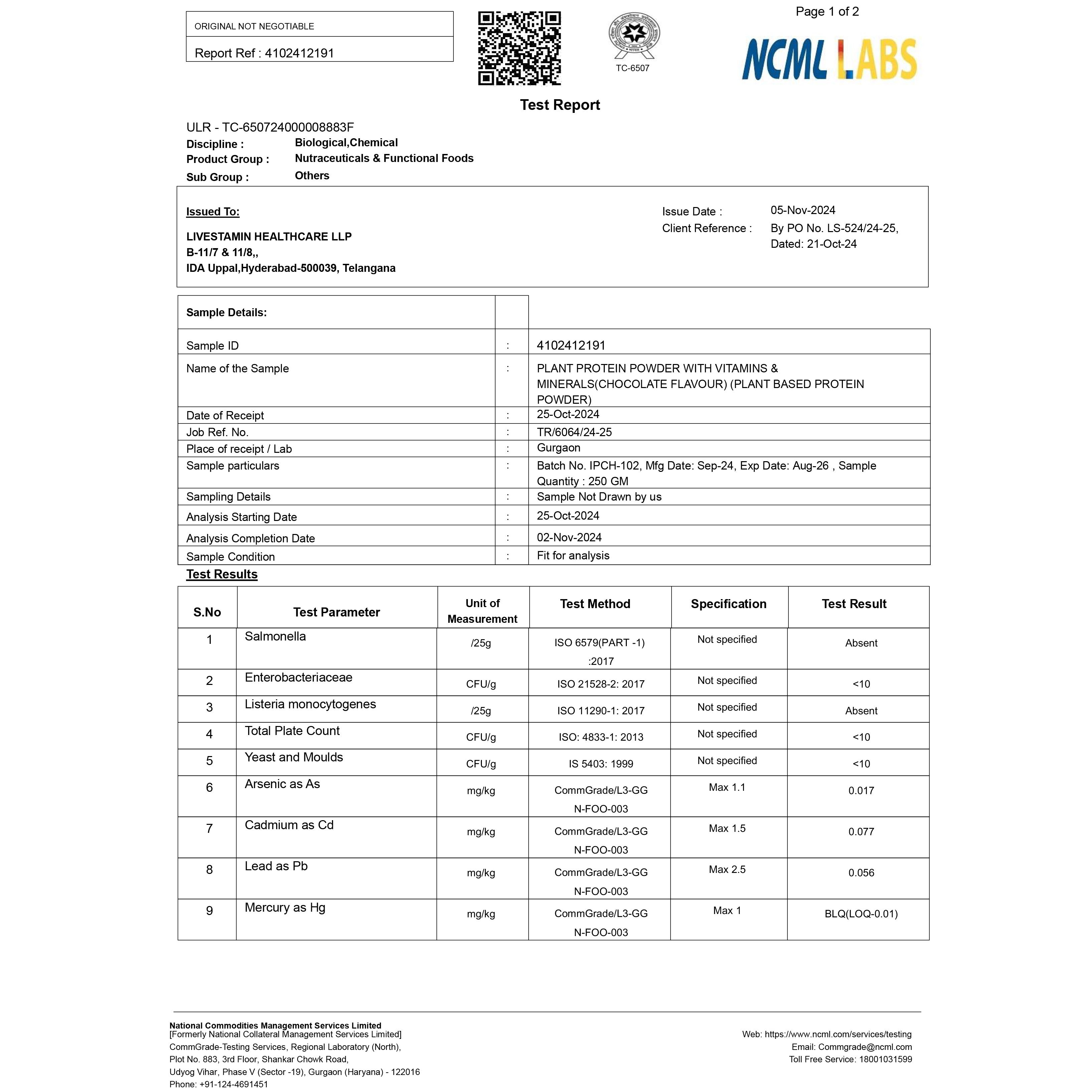 GreenOpia Plant Protein – Chocolate Flavour | 500g | 24g Plant-Based Protein | Dairy-Free, Gluten-Free, Gut Friendly