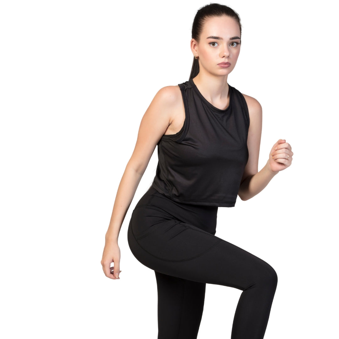 Active Crop T-Shirt for Women – Lightweight, Stretchable & Stylish Fit