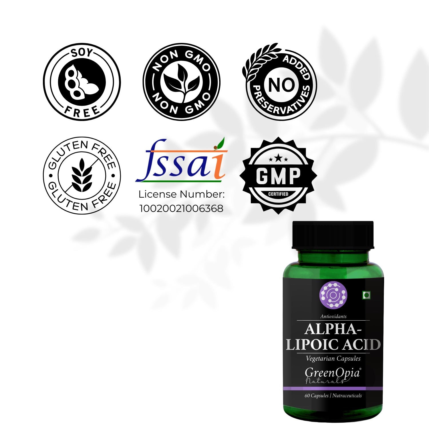 Alpha Lipoic Acid Vegetarian Capsules