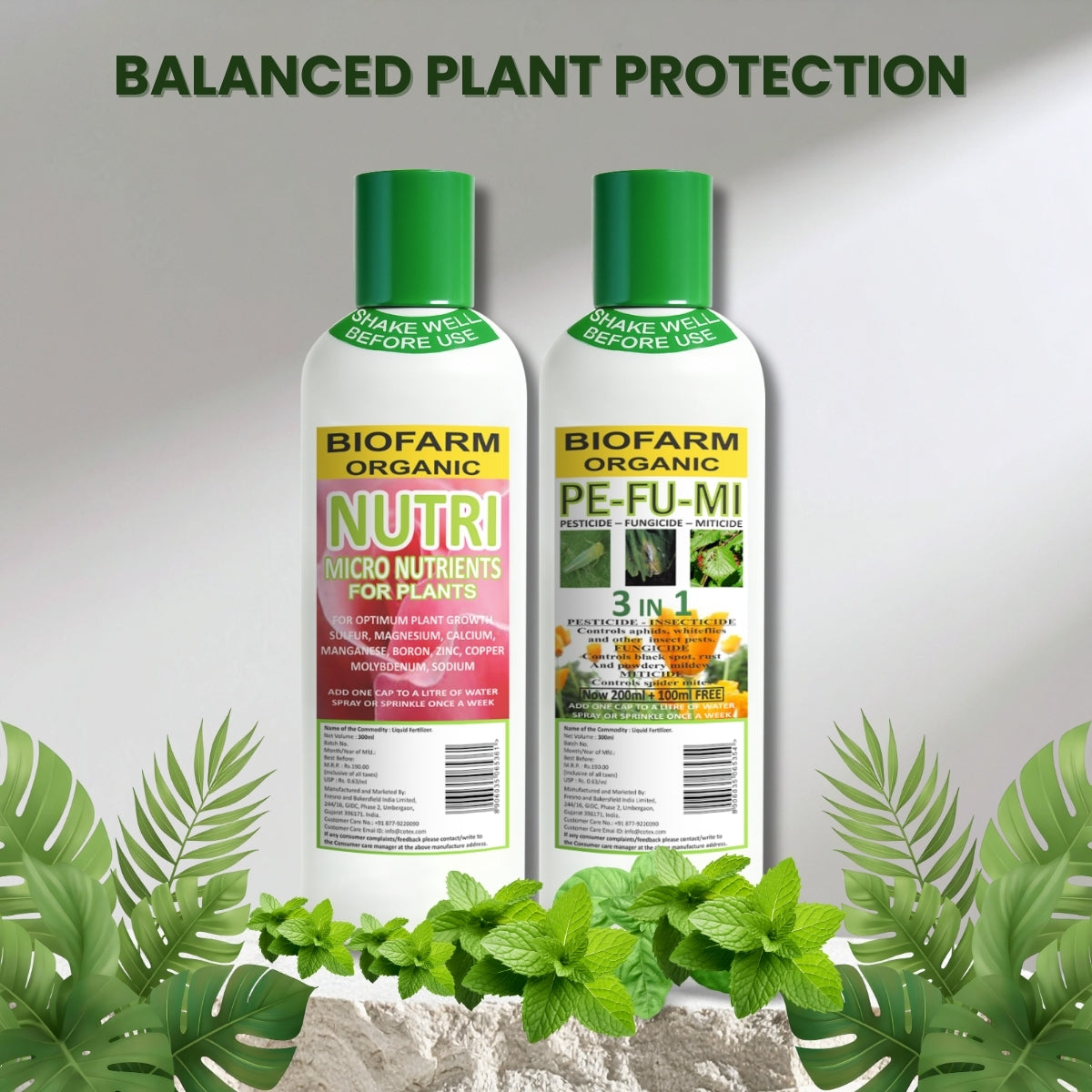 BioFarm Natural Plant Fertilizer Combo