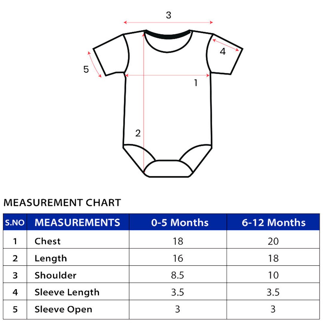Basics Short Sleeve Half Romper for Newborn Baby Boys &amp; Baby Girls - The Minies