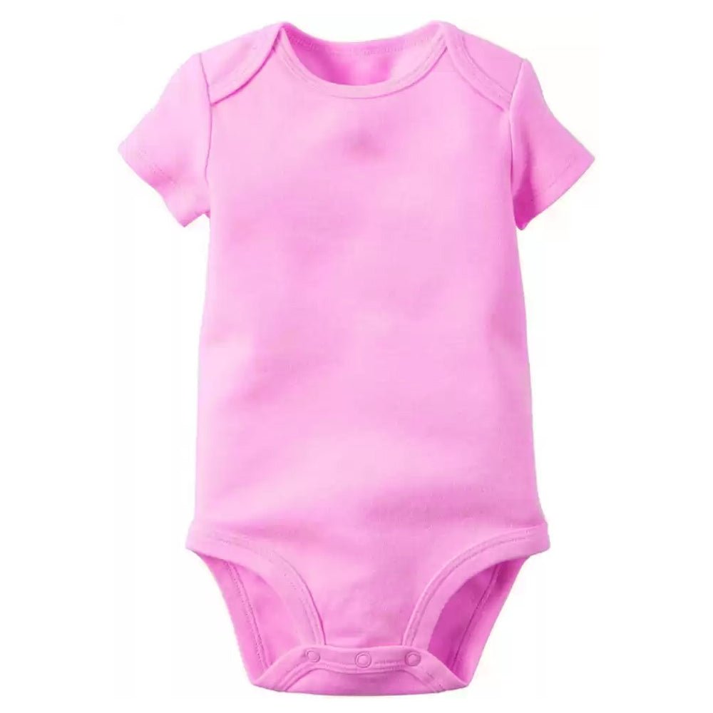 Basics Short Sleeve Half Romper for Newborn Baby Boys &amp; Baby Girls - The Minies