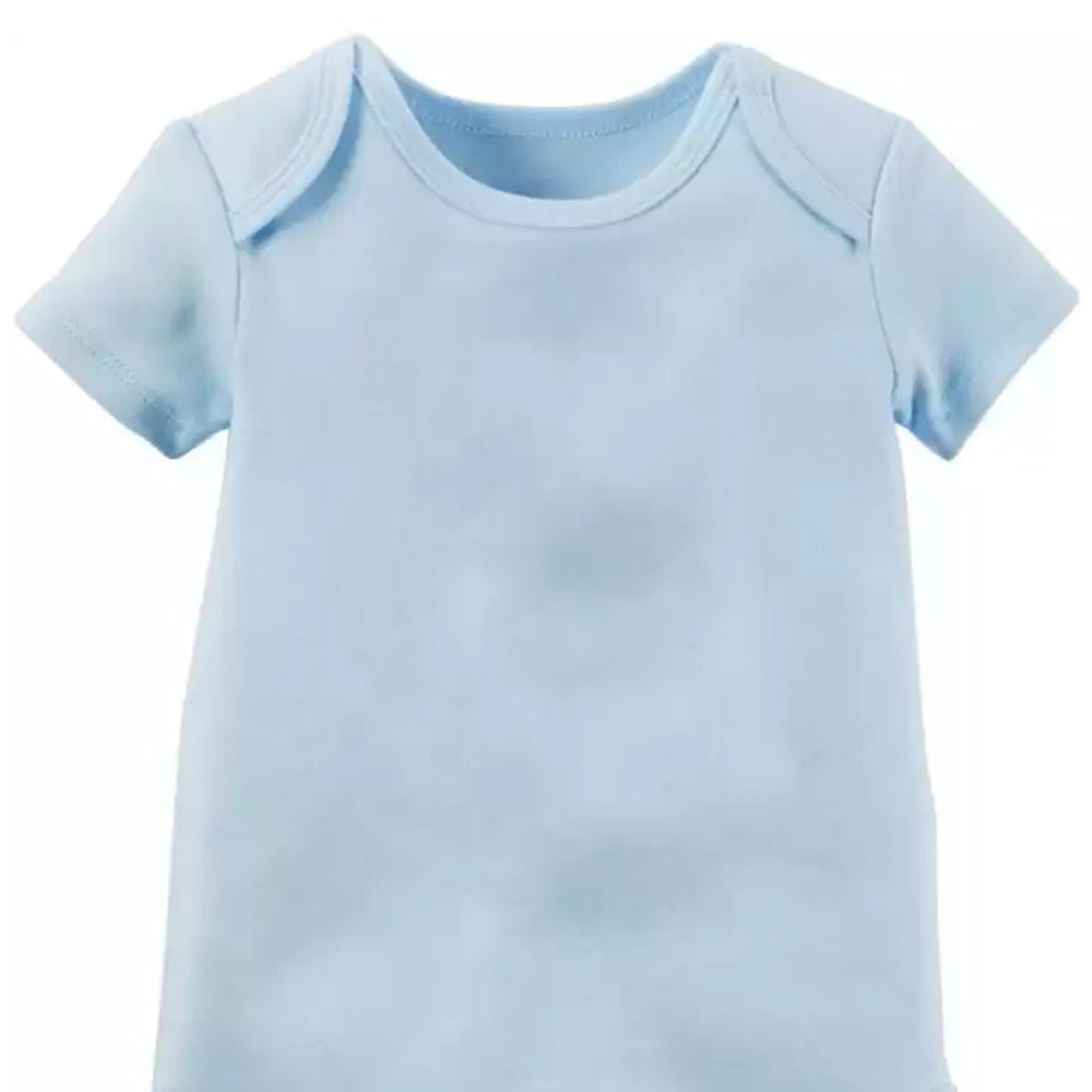 Basics Short Sleeve Half Romper for Newborn Baby Boys &amp; Baby Girls - The Minies