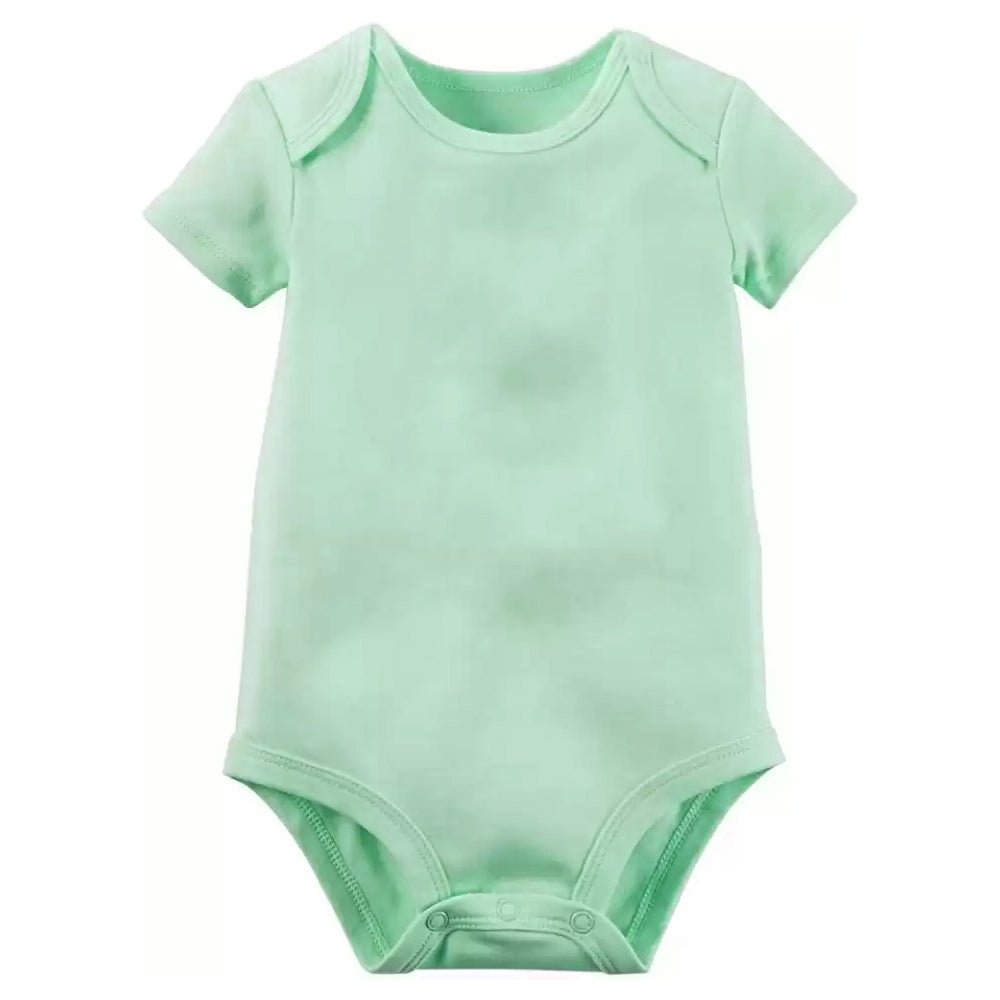 Basics Short Sleeve Half Romper for Newborn Baby Boys &amp; Baby Girls - The Minies