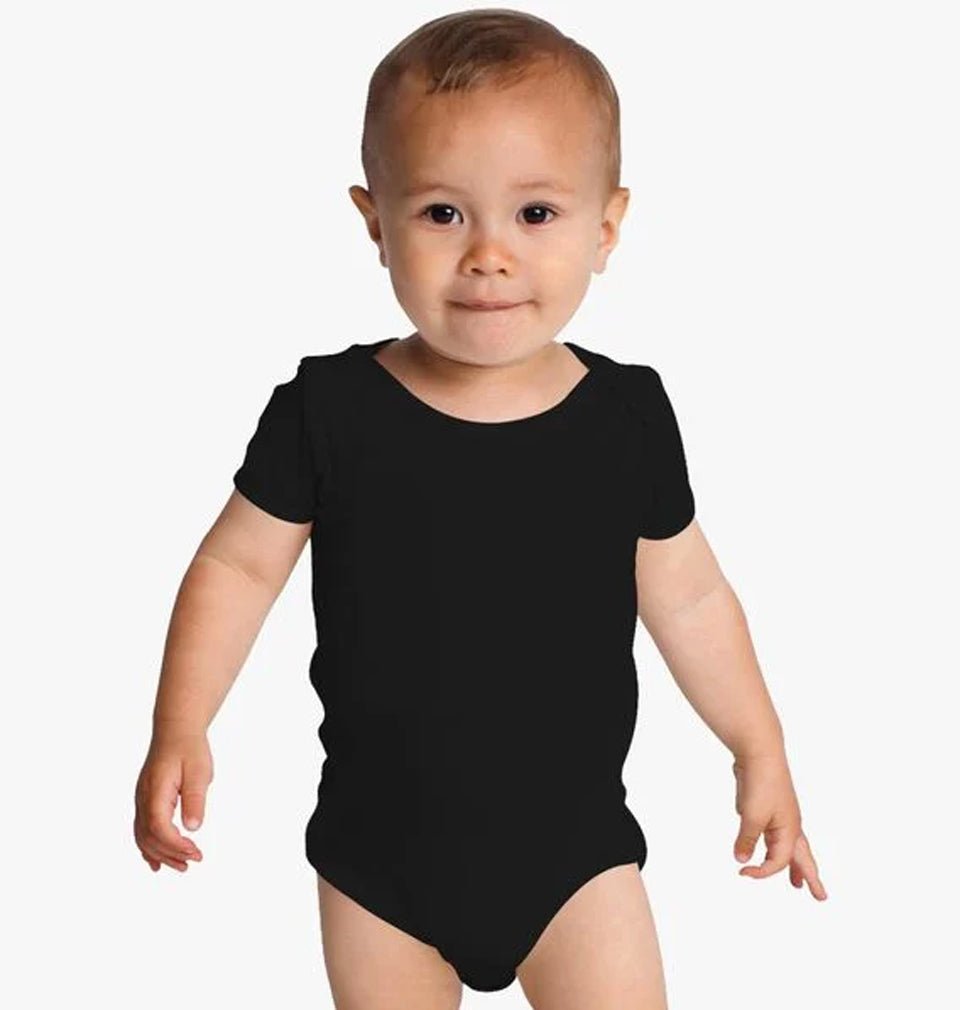 Basics Short Sleeve Half Romper for Newborn Baby Boys &amp; Baby Girls - The Minies