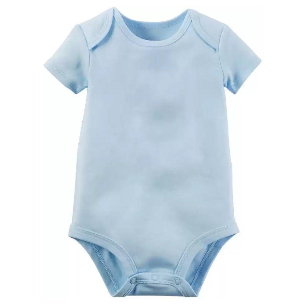 Basics Short Sleeve Half Romper for Newborn Baby Boys &amp; Baby Girls - The Minies