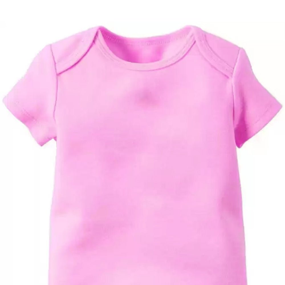 Basics Short Sleeve Half Romper for Newborn Baby Boys &amp; Baby Girls - The Minies