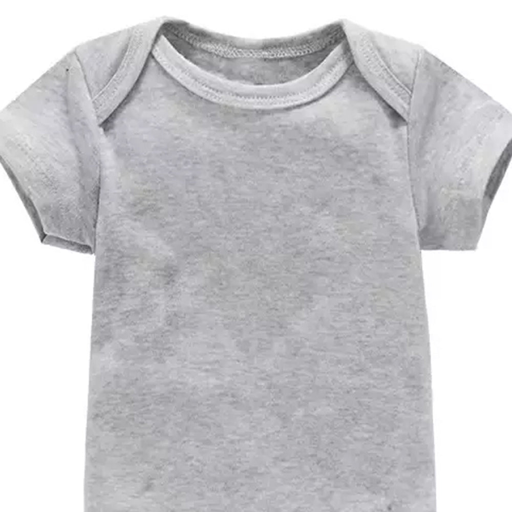 Basics Short Sleeve Half Romper for Newborn Baby Boys &amp; Baby Girls - The Minies