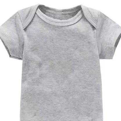 Basics Short Sleeve Half Romper for Newborn Baby Boys &amp; Baby Girls - The Minies
