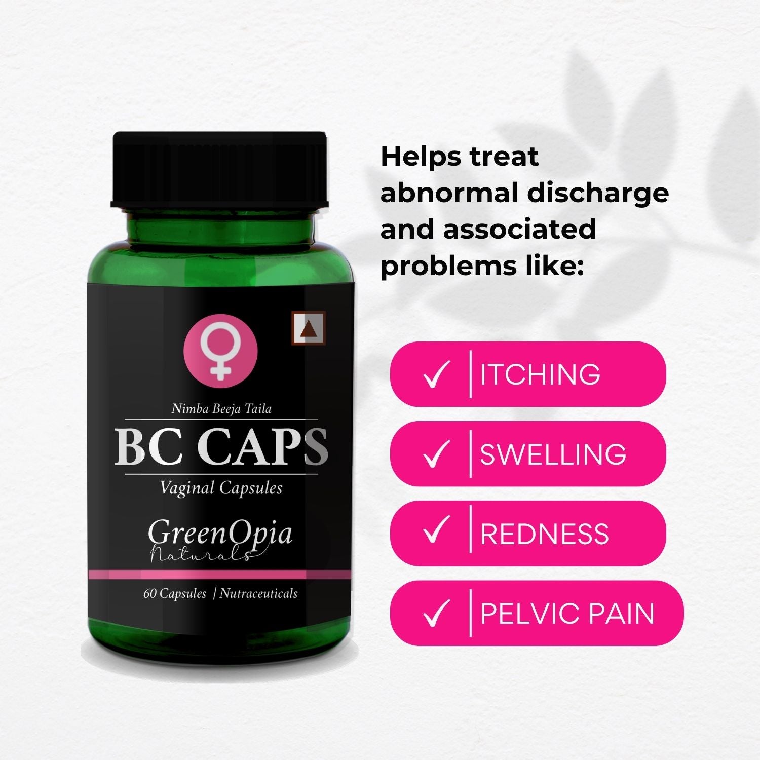 BC Caps Vaginal Disinfectant - Neem Oil 30 Capsules