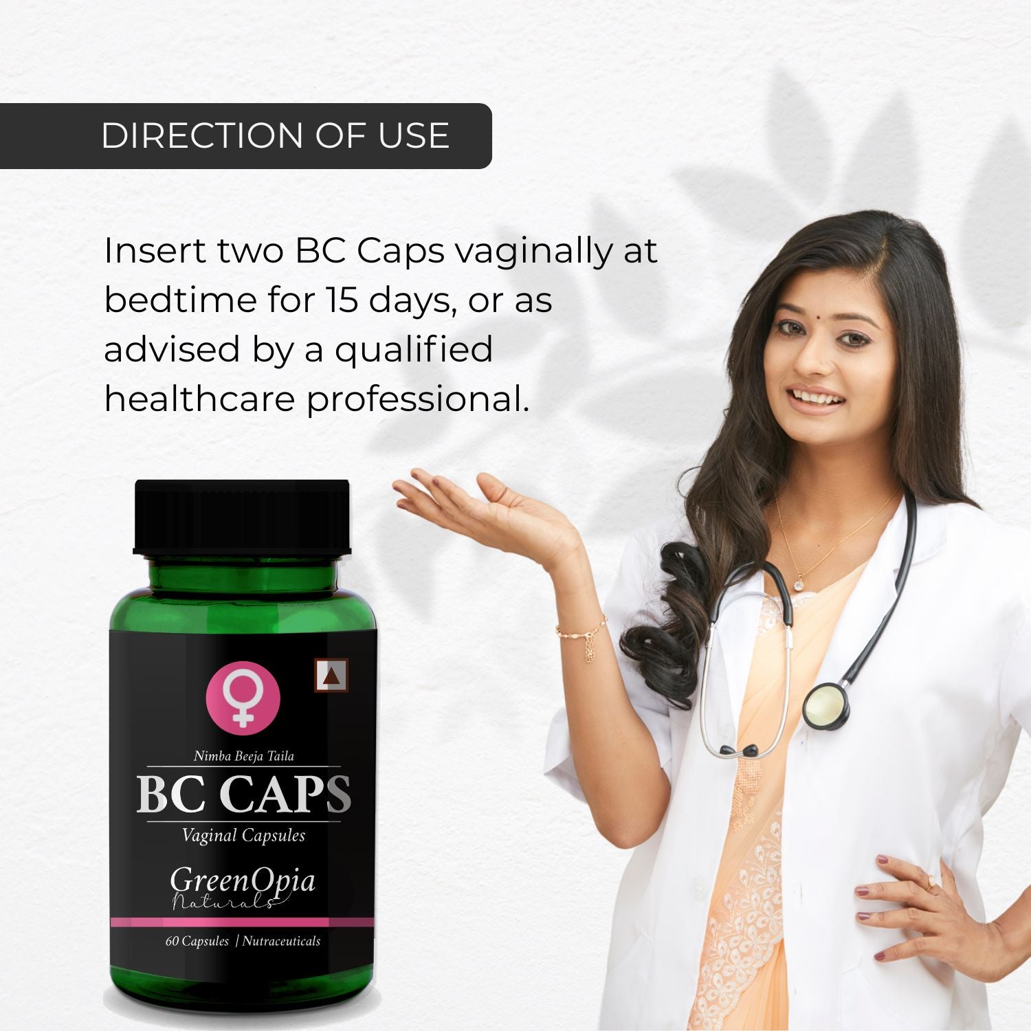 BC Caps Vaginal Disinfectant - Neem Oil 30 Capsules
