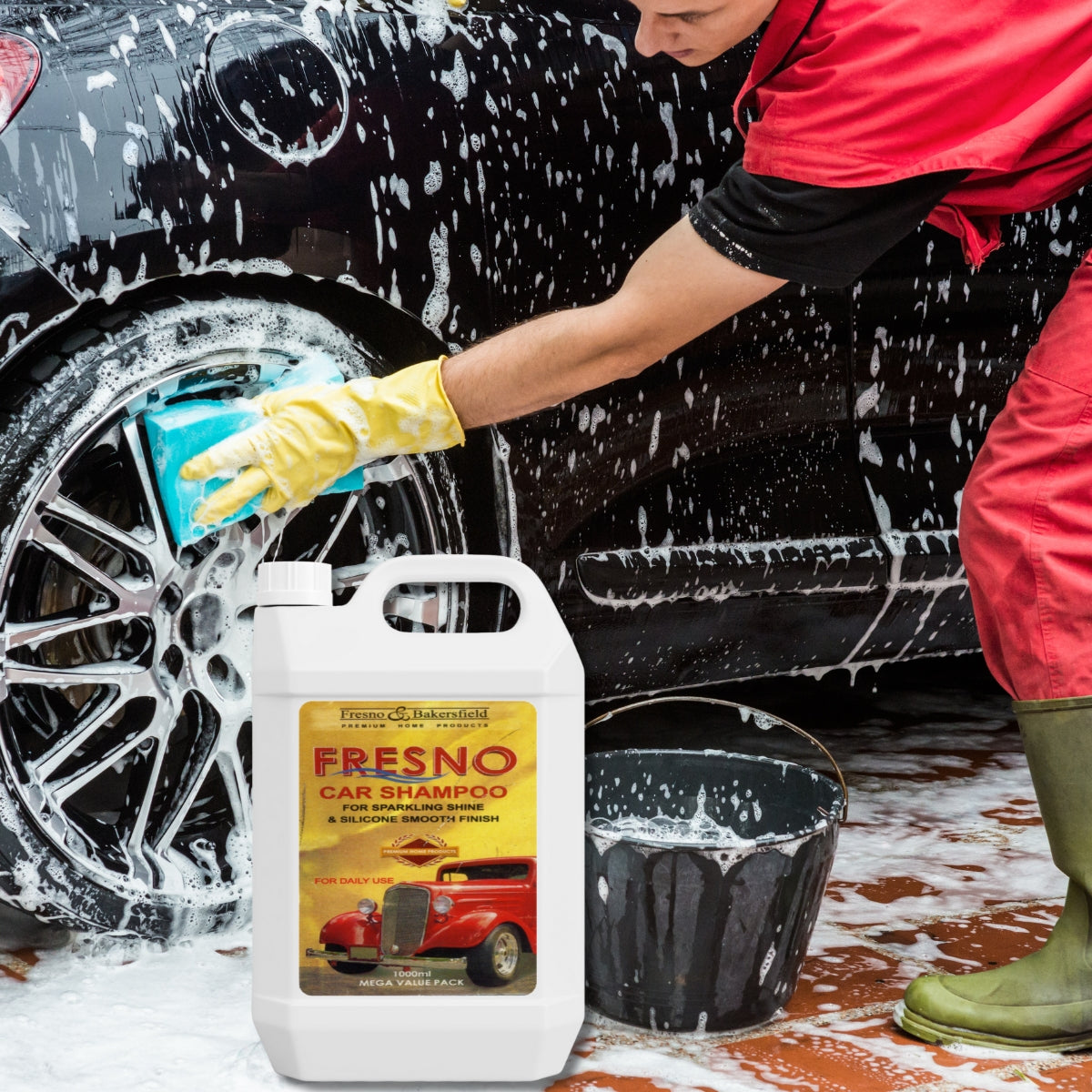 Fresno Car Wash Shampoo | Shining Finish | 325 ML