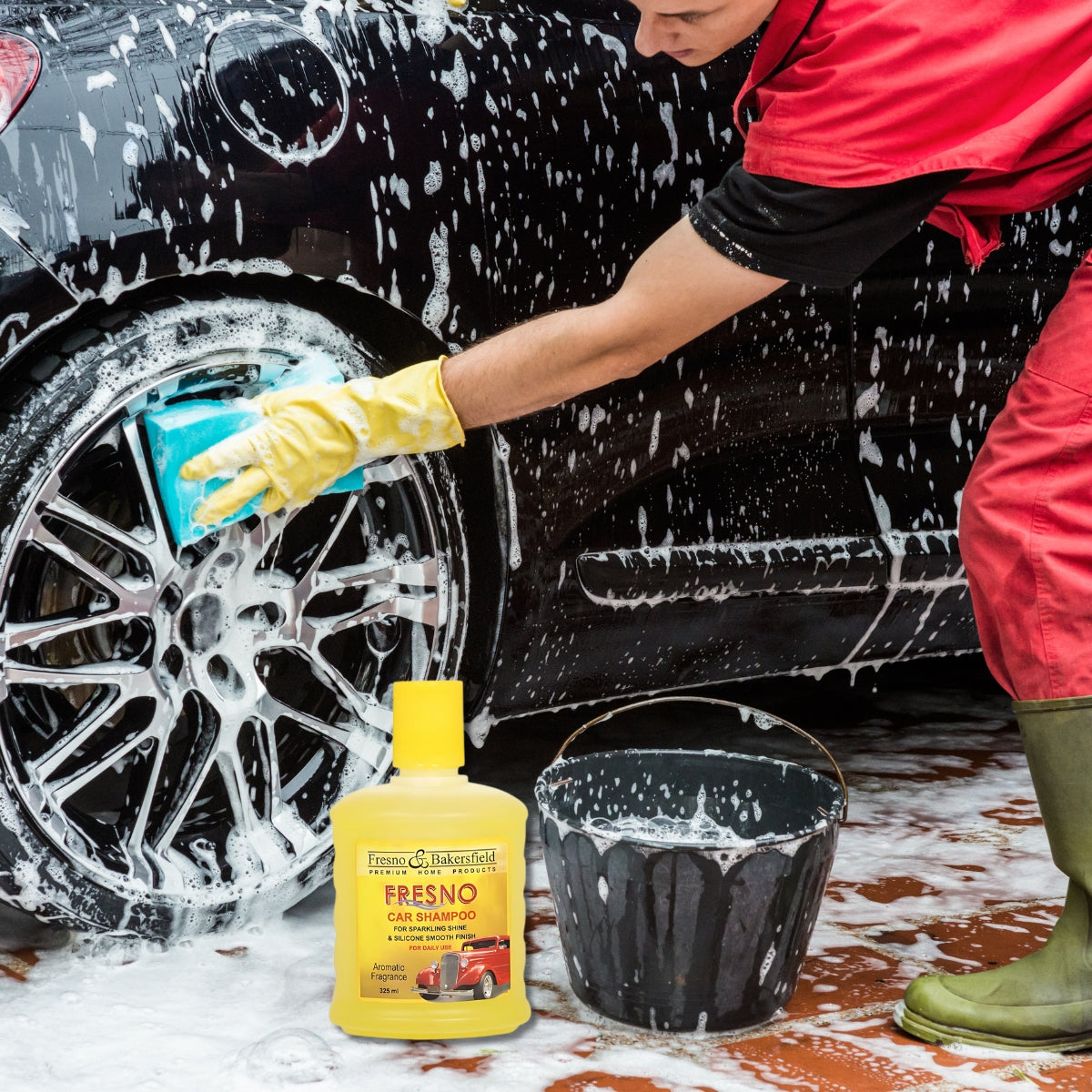 Fresno Car Wash Shampoo | Shining Finish | 325 ML