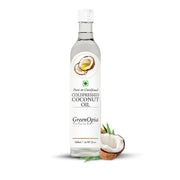 GreenOpia Cold Pressed Coconut Oil – 500ml | 100% Pure Virgin Oil for Cooking, Hair, Skin & Baby Care
