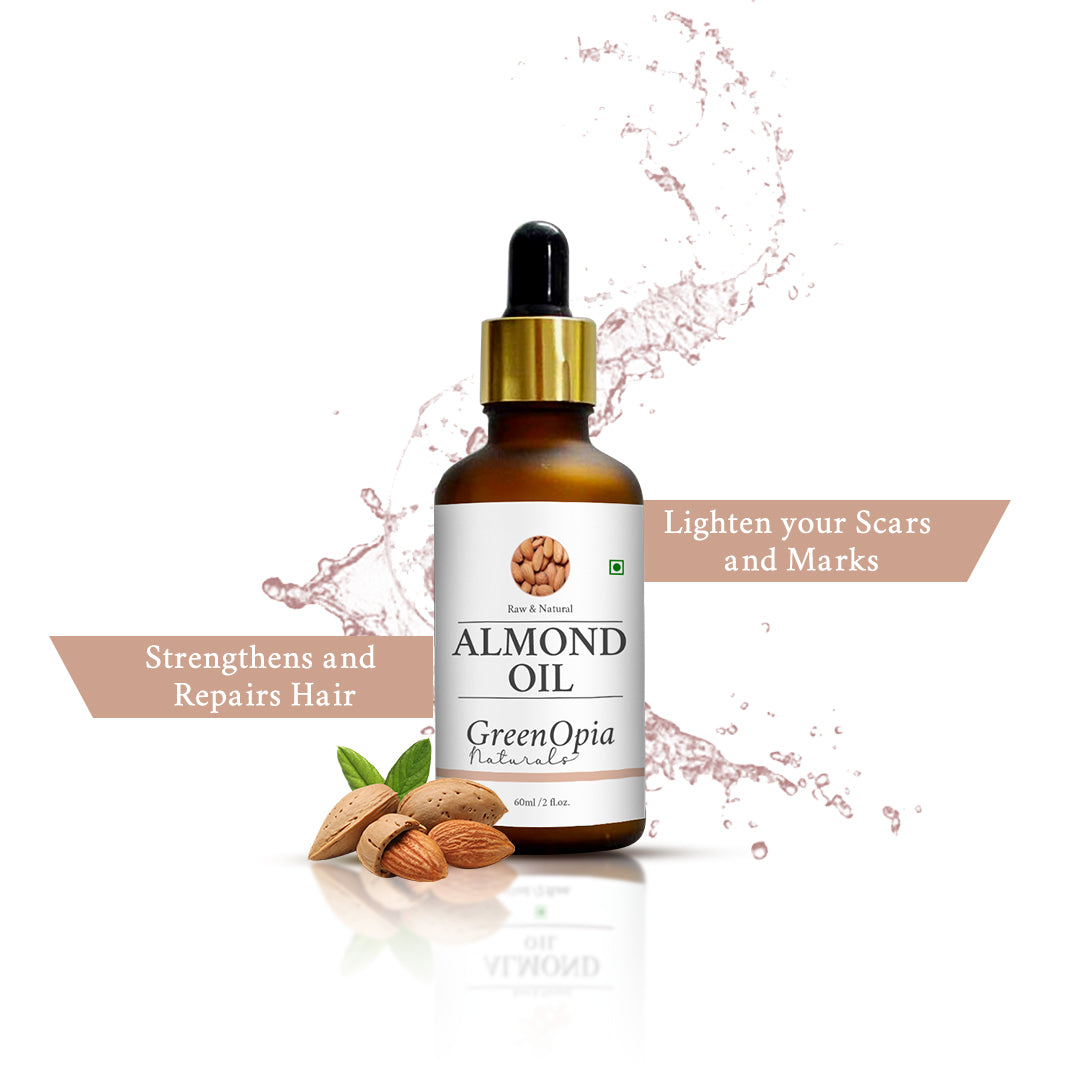 Benefits of GreenOpia Almond Oil – Hydration, Glow, Anti-Aging, and Hair Strengthening