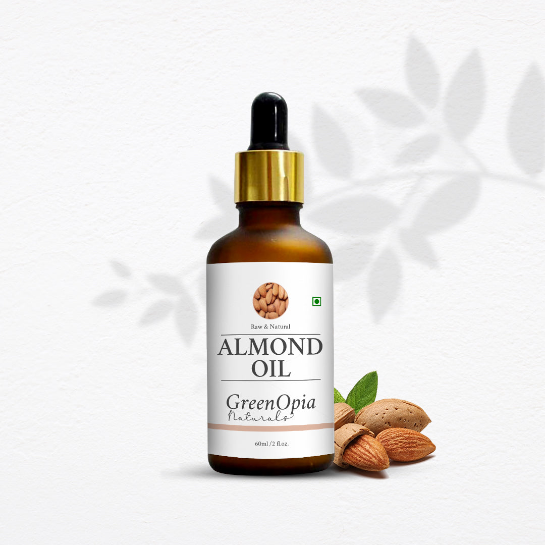 Pure Almond Oil Dropper – Rich in Vitamin E for Face Glow and Moisturizing