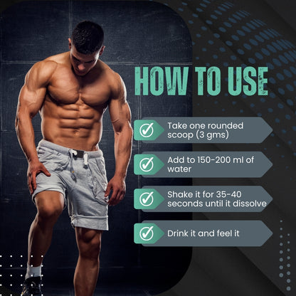 GreenOpia Micronized Creatine Monohydrate 100g Suggestive Usage