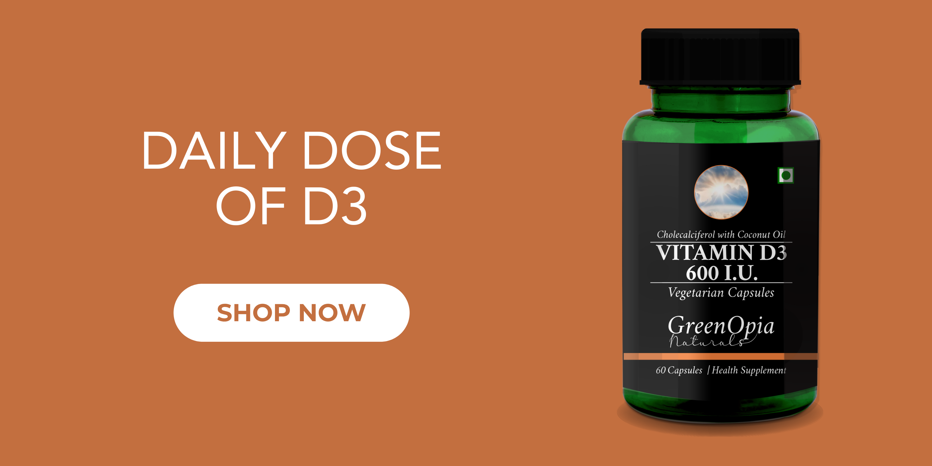 Your Daily Dose Vitamin D3 by Greenopia