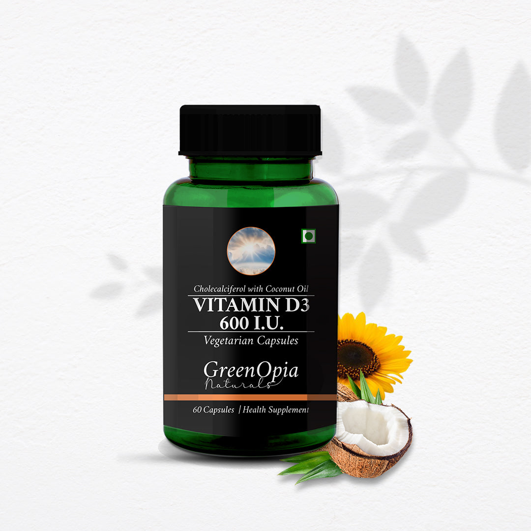 Daily Vitamin D3 Supplement for Bone Strength and Energy Support
