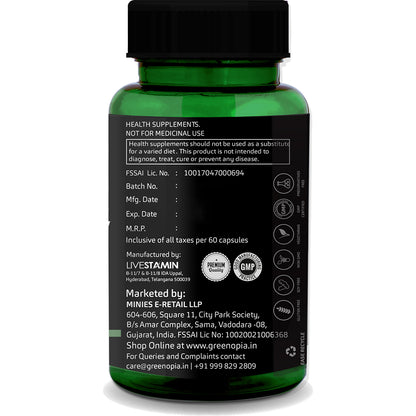 Digestive Enzymes Capsules – Natural Relief for Bloating, Gas &amp; Indigestion | 60 Veg Capsules
