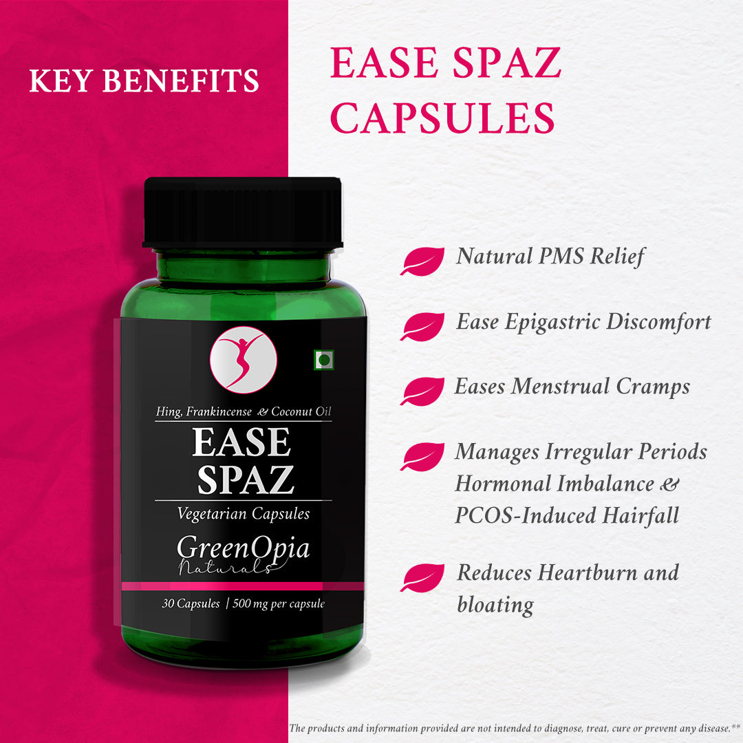 Key Benefits for Ease Spaz 30 Veg Capsules
