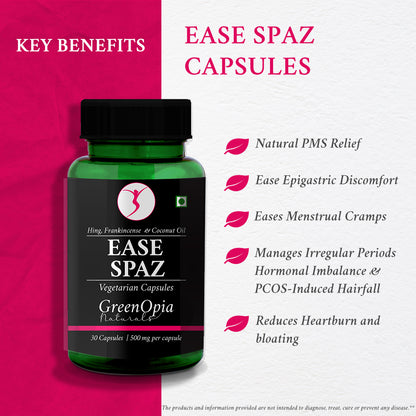 Key Benefits for Ease Spaz 30 Veg Capsules
