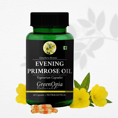 GreenOpia Evening Primrose Oil 60 Liquid Filled Vegetarian Capsules