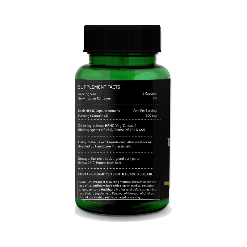 Certificate of Analysis (COA) for GreenOpia Evening Primrose Oil Capsules – Quality and Purity Testing