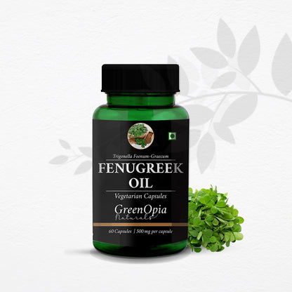 Cold Pressed Fenugreek Oil Capsules – Natural Supplement for Blood Sugar and Metabolism Support