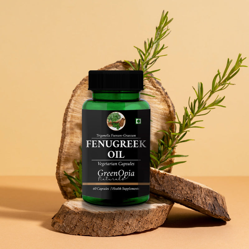 Fenugreek oil capsules for women's wellness and hormonal balance support