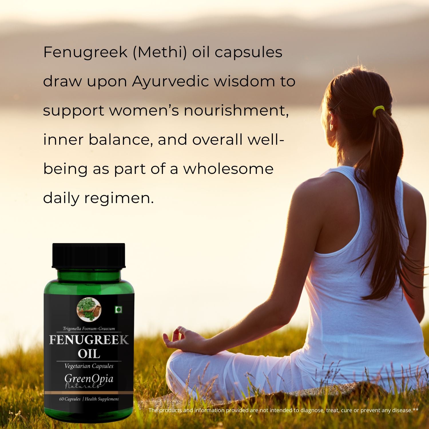 Fenugreek Oil 60 Liquid Filled Vegetarian Capsules