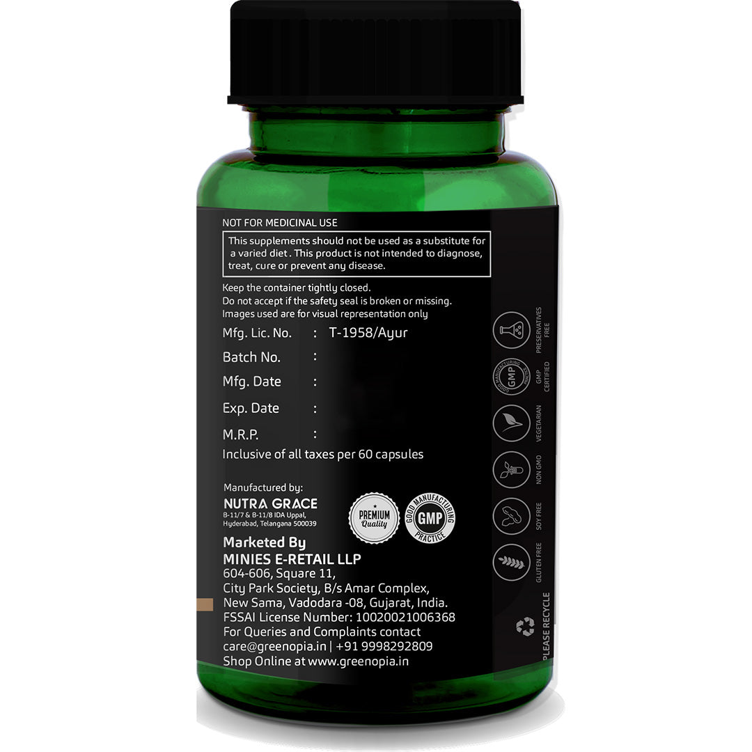 GreenOpia Fenugreek Oil 60 Liquid Filled Vegetarian Capsules