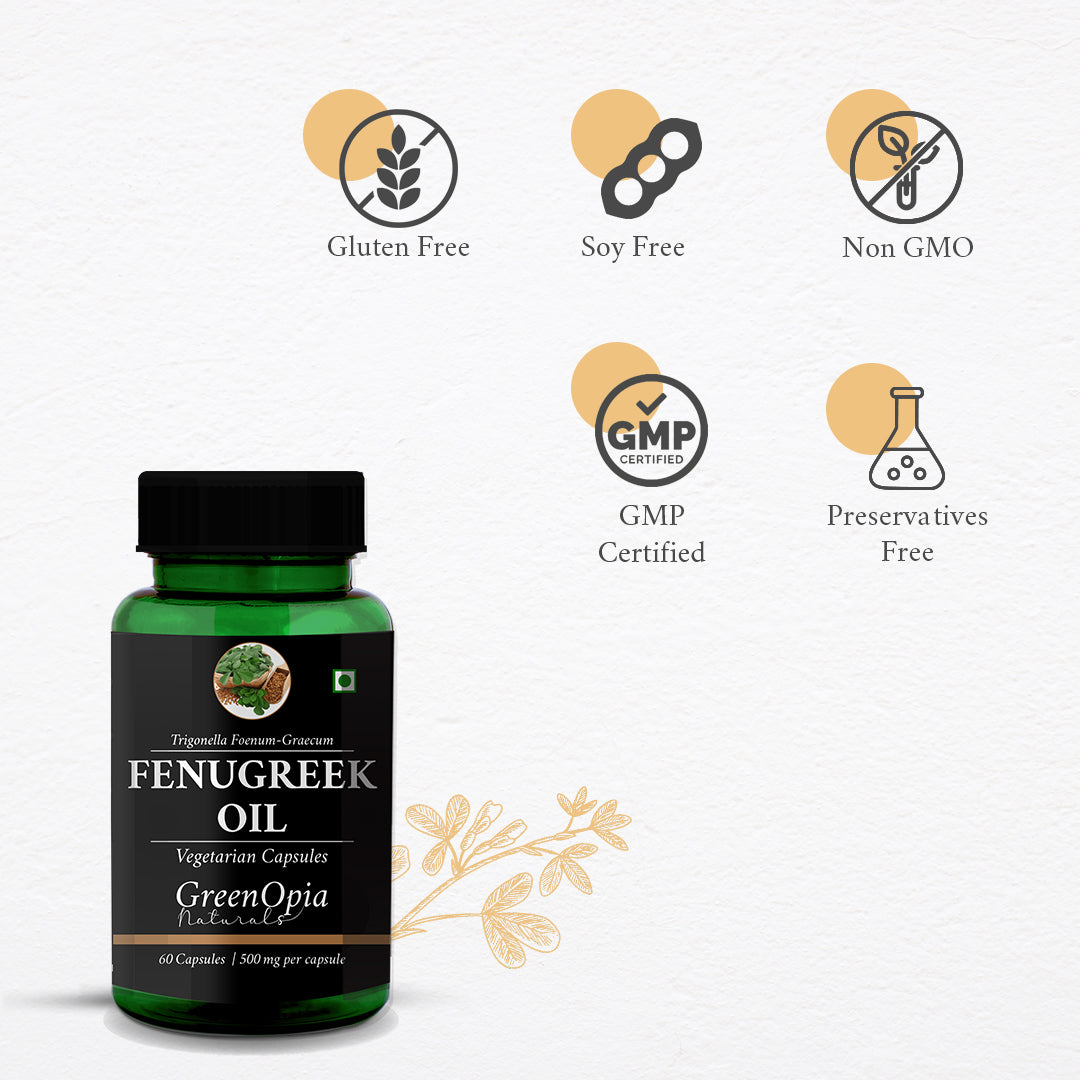 Fenugreek Oil Supplement for Men and Women 